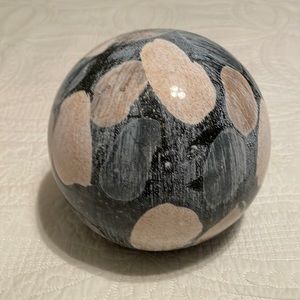 Pottery Barn Ceramic Painted Sphere